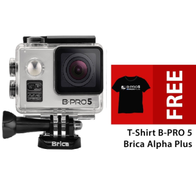 Brica BPro 5 Alpha Plus WiFi Action Camera 16 MP - Silver Free Kaos Brica