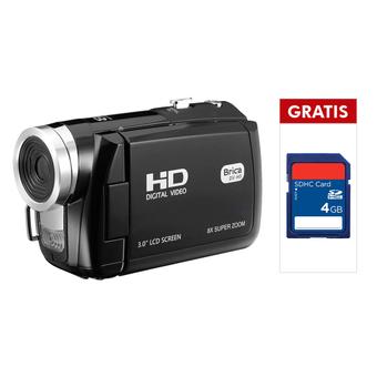 Brica DV H5 HD - Max. 12 MP - Hitam + Free SD 8 GB  