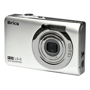 Brica LS-5 Digital Camera - 15 MP - Silver  
