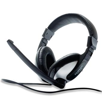CLiPtec - Stereo Multimedia Headset Clear Beat - BMH699 - Hitam  