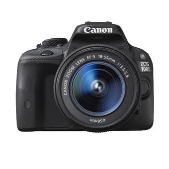 Canon EOS 100D - 18 MP - Lens 18-55mm - Hitam  