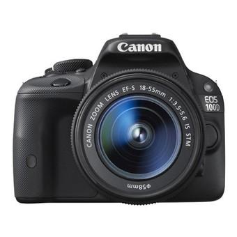 Canon EOS 100D/ Rebel SL1 Kit 18-55mm IS STM Lens 18MP Digital SLR Black  