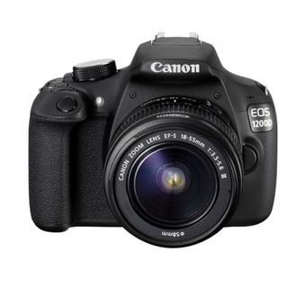 Canon EOS 1200D - 18MP - Lens 18-55mm - Hitam  