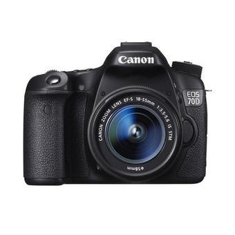 Canon EOS 70D - 20MP - 18-55mm STM Wi-Fi  