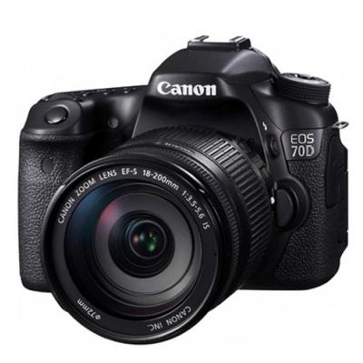 Canon EOS 70D Kit 18-200mm f/3.5-5.6 IS WiFi Hitam Kamera DSLR