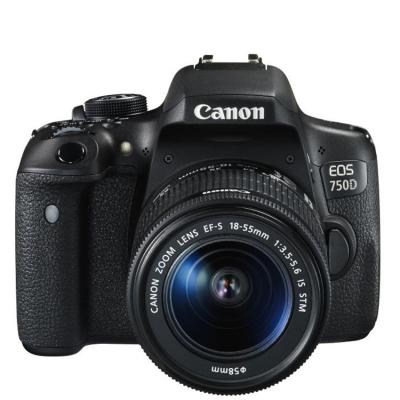 Canon EOS 750D 24MP Kit18-55mm IS STM - Hitam