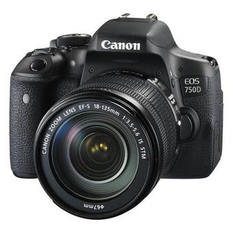 Canon EOS 750D DSLR Camera with 18-135mm STM Lens  