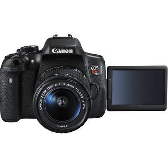 Canon EOS 750D Rebel T6i DSLR Camera with EF-S 18-55mm f/3.5-5.6 IS STM Lens Kit Multi-language  
