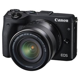 Canon EOS M 3 - 24.2MP - Kit 18-55MM - Hitam  