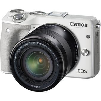 Canon EOS M 3 - 24.2MP - Kit 18-55MM - Putih  
