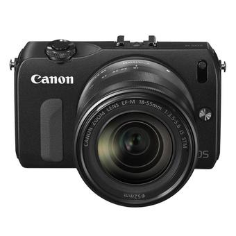 Canon EOS M (Black) with EF-M 18-55mm IS STM Lens Kit  