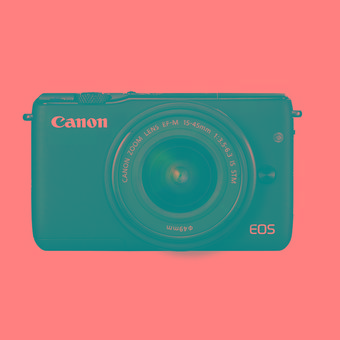 Canon EOS M10 15-45mm STM KIT Mirror-less Digital Camera Black Wi-Fi/NFC compact camera  