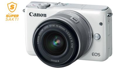 Canon EOS M10 Kit 1 15-45mm f/3.5-6.3 IS STM+ ASURANSI - Putih