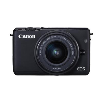 Canon EOS M10 Kit 1 15-45mm f/3.5-6.3 IS STM Hitam Kamera Mirrorless