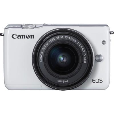 Canon EOS M10 Kit 1 15-45mm f/3.5-6.3 IS STM - Putih