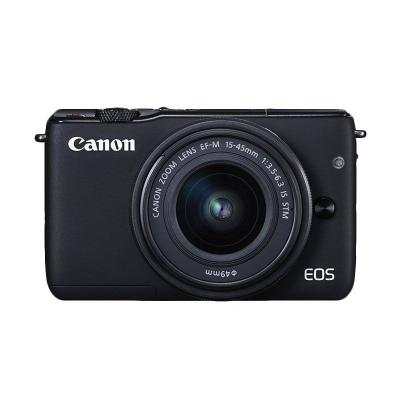 Canon EOS M10 Kit EF-M 15-45mm IS STM Hitam Kamera Mirrorless