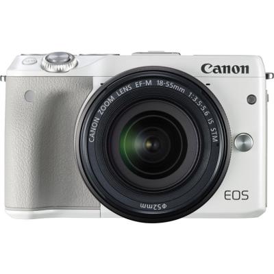 Canon EOS M3 Kit 1 18-55mm f/3.5-5.6 IS STM - Putih