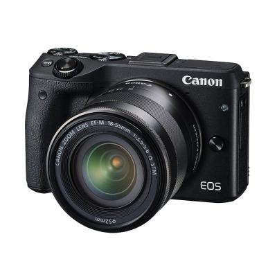 Canon EOS M3 Kit 18-55mm IS STM Black Kamera Mirrorless