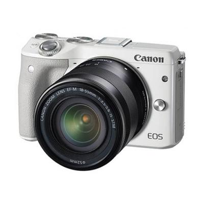 Canon EOS M3 Kit 18-55mm IS STM White Kamera Mirrorless