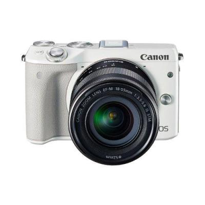 Canon EOS M3 Kit EF-M18-55 IS STM - Putih