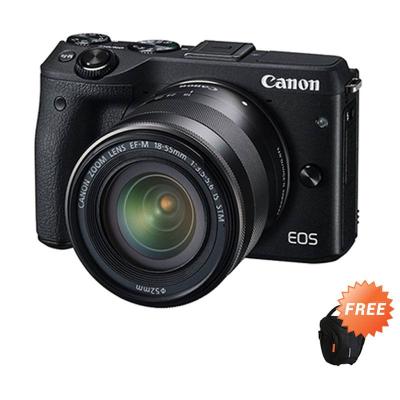 Canon EOS M3 with Lens 18-55mm + Tas vanguard Oslo 12