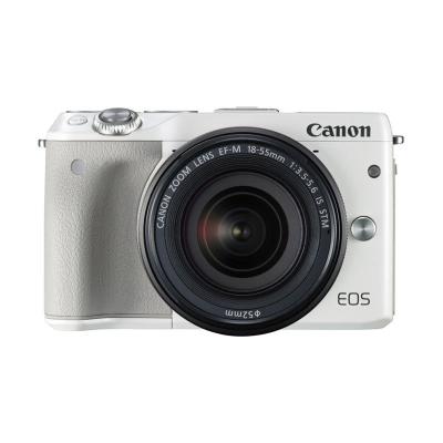 Canon EOS M3 with Lens 18-55mm White Kamera DSLR