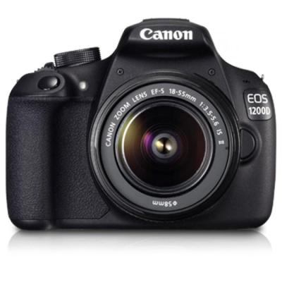 Canon Kamera EOS 1200D kit EF-S 18-55mm IS II - Hitam