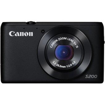 Canon PowerShot S200 10.1MP Black  