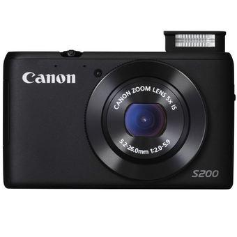 Canon PowerShot S200 10 MP Compact Digital Camera Black  