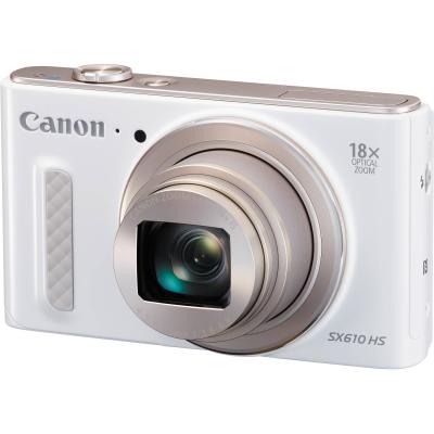 Canon PowerShot SX-610 HS White Kamera Pocket + Memory Sandisk 8GB + Tas + Screen Guard