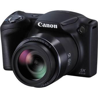 Canon PowerShot SX410 IS - 20 MP - 40x Optical Zoom - Hitam  