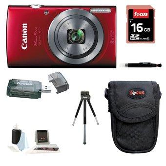 Canon Powershot ELPH 160 with 16GB Accessory Bundle Red  