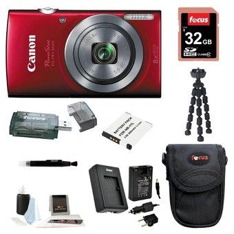 Canon Powershot ELPH 160 with 32GB Accessory Bundle Red  