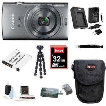 Canon Powershot ELPH 160 with 32GB Accessory Bundle Silver  