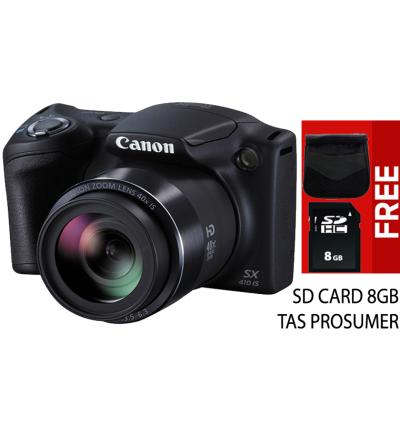 Canon Powershot SX410 IS - 20MP + Free SDHC 8GB dan Tas