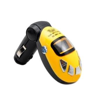 Car Kit LCD MP3 Player Wireless FM Transmitter Modulator Yellow (Intl)  