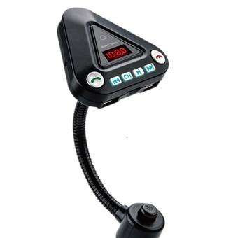 Car Kit Wireless MP3 Player Bluetooth FM Transmitter USB TF Car Charger Remote C (Intl)  