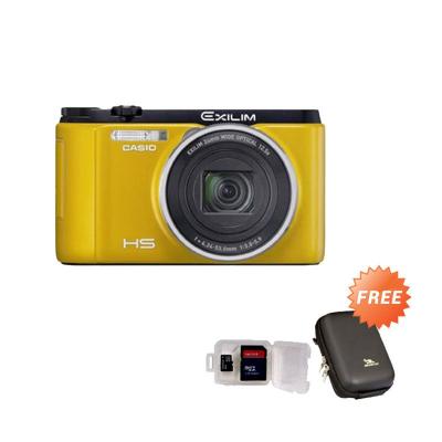 Casio EX ZR 1500 Kuning Kamera Pocket + Memory Card [8 GB] + Case