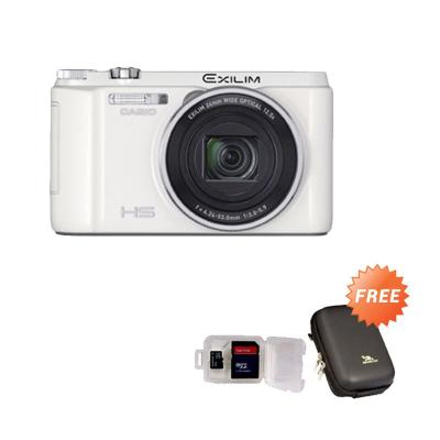 Casio EX ZR 1500 Putih Kamera + Memory Card [8 GB] + Case