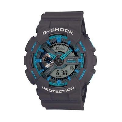 Casio G-Shock GA-110TS-8A2DR Grey Blue Jam Tangan Pria