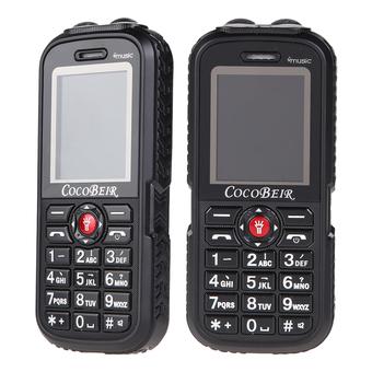 Cocobeir A6 Big Charger GSM Dual Card Long Standby Phone Mp3 Flashlight FM (Black)  