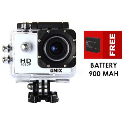Cognos Onix Action Camera 720p DV508C-1 - 8MP - Putih + Gratis Battery 900 Mah