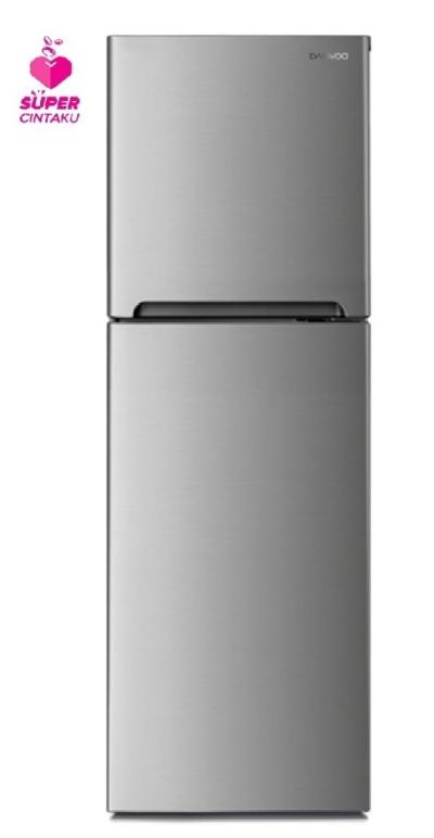Daewoo Refrigerator / Kulkas / Lemari Es 2 Door FGT30ENH – Silver - Down Payment (DP)