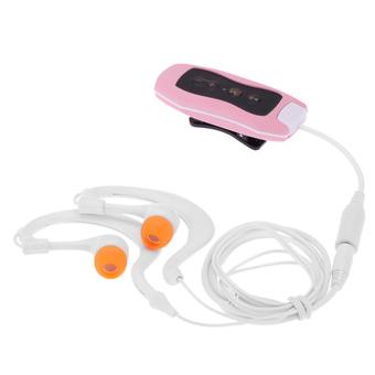 Digital 4GB Clip-on Waterproof IPX8 Mp3 Player FM Radio Swimming Diving Sports Stereo Sound with Earphone  