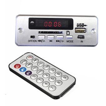 Digital LED Auto MP3 Decoder Audio Module USB + Remote Für TF Karte FM Radio 5V (Intl)  