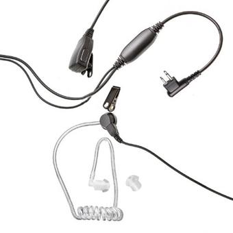 ELENXS Covert Mic Acoustic Tube Earpiece Earphone Headset 2 PIN for Motorola Radio Professional  