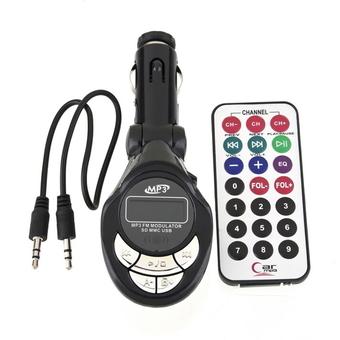 ERA 4in1 Car MP3 Player Wireless FM Transmitter Modulator USB SD CD MMC Remote  