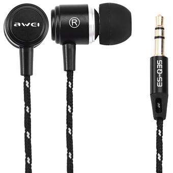 ES-Q35 Super Bass In-ear Earphone with 1.2M Canvas Braided Cable (Intl)  