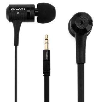 ES100M Super Bass In-ear Earphone with 1.2m Flat Cable for Smartphone Tablet PC (Intl)  