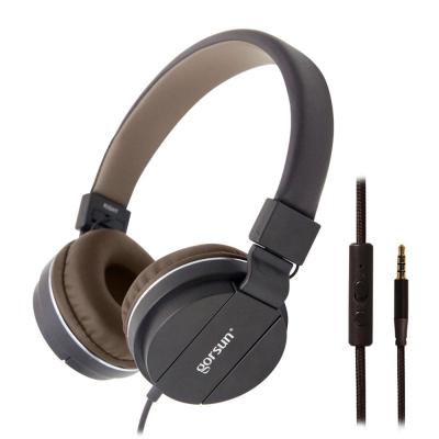 Earphone Gorsun GS-779 3.5 mm Stereo Bass Headphone - Cokelat